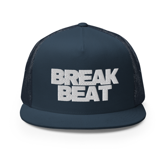 Navy Breakbeat Trucker Cap