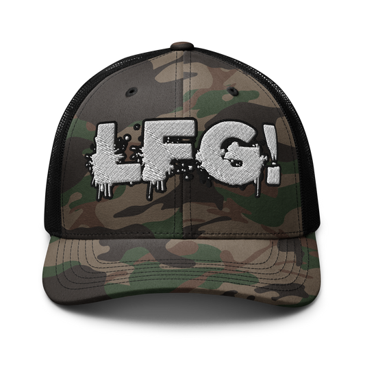 LFG Camouflage Trucker Hat