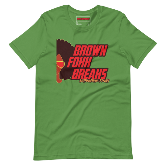 Green Iconic Brown Foxx Breaks tee